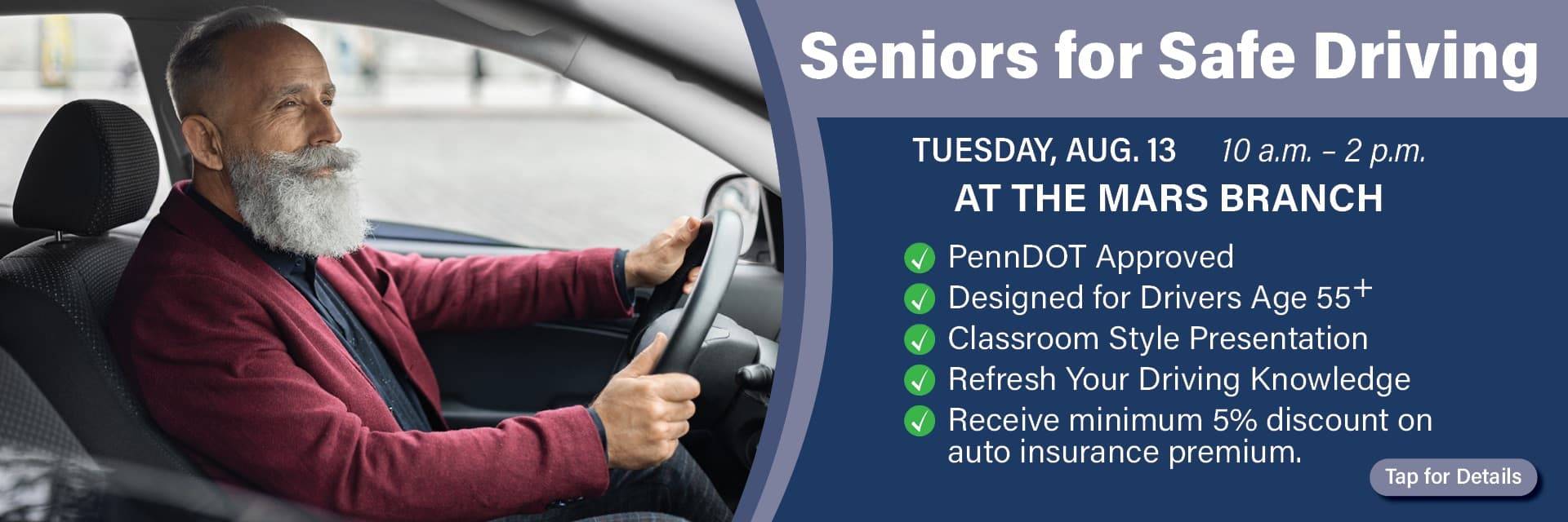 Register For Senior Safe Driving